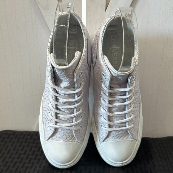 Chuck Taylor® All Star® 'Embossed Reptile' Wedge Sneakers - Picture 8 of 11